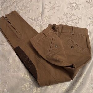 Cambio Modern Classics Vintage Equestrian Pants Leather Knee Patch US 8 EU 38